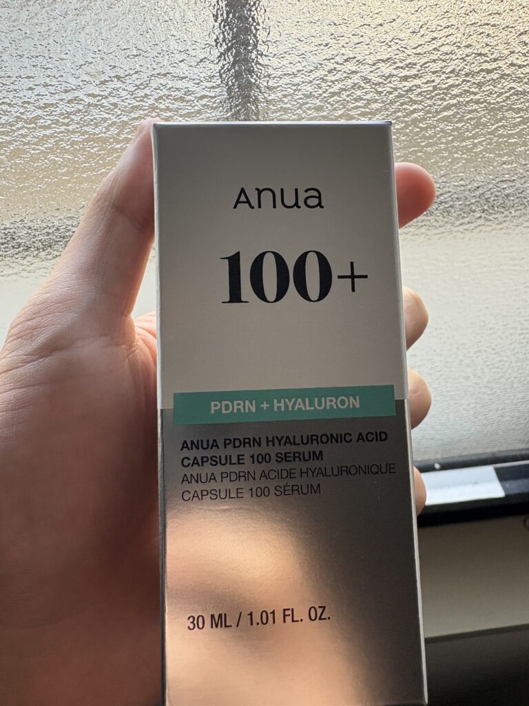 ANUA（アヌア）PDRNヒアルロン酸カプセル100セラムの箱