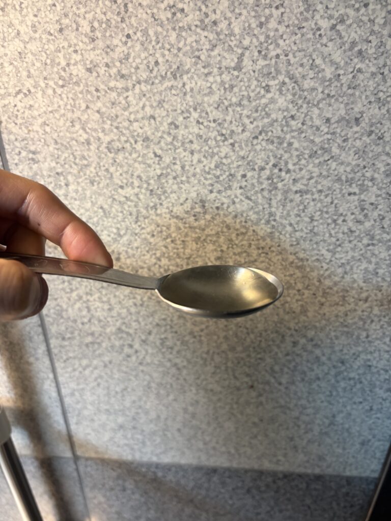 大匙一杯のお酢