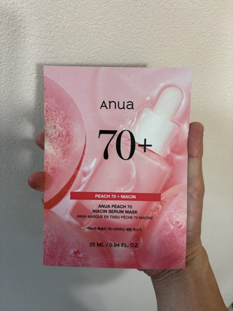 Anua 70+ 桃ナイアシンセラムパック